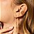PIERCING FAKE EDGE CRAVEJADO ZIRCÔNIA B. OURO 18K - Imagem 2