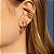 PIERCING FAKE ASTRA CRAVEJADO ZIRCÔNIA B. OURO 18K - Imagem 2