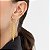 PIERCING FAKE FUSION CRAVEJADO ZIRCÔNIA B. OURO 18K - Imagem 2