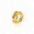 PIERCING FAKE FIO TRIPLO B. OURO 18K - Imagem 1