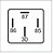 01 Rele Aux Universal 5t 12v 40/10a E 01 De 4 Terminais Dni - Imagem 3
