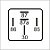 01 Rele Aux Universal 5t 12v 40/10a E 01 De 4 Terminais Dni - Imagem 2