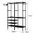 GUARDA ROUPA PORTÁTIL METAL 170*108*36CM - Imagem 2