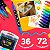 CANETAS MARCA TEXTO C/36 CANETAS E 72 CORES - Imagem 2