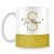 Caneca Especial 325ml Colorida, Mágica, Dourada e Prateada com Colher - Imagem 1