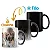 Caneca Especial 325ml Colorida, Mágica, Dourada e Prateada com Colher - Imagem 1