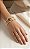 Conjunto Anel e Bracelete Entrelaçado Ouro 18k Cravejado - Imagem 2