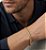 Pulseira Unissex Malha Grumet Lacraia  - Banho Ouro 18k - Imagem 2
