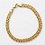 Pulseira Unissex Malha Grumet Lacraia  - Banho Ouro 18k - Imagem 1