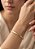 Bracelete Zirconia Cravejado Formato V Ouro 18k - Imagem 2