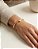 Bracelete Coração Liso com Zircônia Ouro 18k - Imagem 2