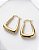 Brinco Argola Triangular Banho de Ouro 18k - Imagem 2