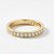 Anel Aparador com Microzirconia Banho Ouro 18k - Imagem 2
