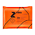 Saco para Lixo Laranja Tóxico 100L ZiBag c/100un - Imagem 1