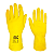 Luva Latex Volk Amarela P 1pr - Imagem 1