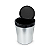 Lixeira Plastica 10 litros Label Inox c/ Tampa Arqplast Ref.: 25670 - Imagem 3