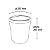 Lixeira Plastica 10 litros Label Inox c/ Tampa Arqplast Ref.: 25670 - Imagem 4