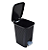 Lixeira de Pedal 7 litros Rattan Arqplast Ref.: 25738 - Imagem 2