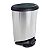 Lixeira de Pedal 20 litros Label Inox Arqplast Ref.: 25776 - Imagem 1