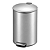 Lixeira de Pedal 12 litros Inox Slim Powermaid 1un - Imagem 1
