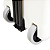 Lixeira Plástica com Pedal Branca 100L s/ Rodas Bralimpia - Imagem 2