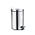 Lixeira de Pedal 12 litros Inox Agata 1un - Imagem 4