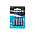 Pilha Panasonic Super Hyper Pequena AA c/4un - Imagem 1