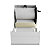 Toalheiro para Papel Bobina Alavanca Branco Brave Nobre 1un Ref.: 58160 - Imagem 5