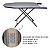 Mesa de Passar Extra Forte Prata Secalux Ref.: 501032 - Imagem 4