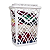 Cesto Telado Plástico 60L Retangular Branco Jaguar Ref.: 1794 - Imagem 1