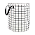 Cesto Multiuso Branco Grid MOR Ref.: 4305 - Imagem 2