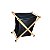 Cesto de Madeira Preto Toledo 50L Ref.: 301051 - Imagem 1