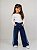 CALÇA JEANS FLARE LISTRA - Imagem 1