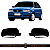 Par Capa Retrovisor Gol G3 1999 Até 2005 Preto - Imagem 3