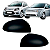 Capa Retrovisor Fiesta 2003 Até 2014 Ford Ka 2008 Até 2013 Preto - Imagem 6