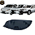 Capa Retrovisor Sandero Logan Duster 2009 Até 2015 Preto Sem Pisca - Imagem 4