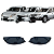 Par Capa Retrovisor Sandero Logan Duster 2009 Até 2015 Preto Sem Pisca - Imagem 4