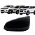 Capa Retrovisor Hilux 2016 2017 2018 2019 2020 2021 Preto Fosco S/Pisca - Imagem 2