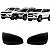 Par Capa Retrovisor Hilux 2016 Até 2021 Preto Fosco S/ Pisca - Imagem 1