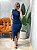 Vestido Midi em Suplex Regata Plissado com Gola Isis Ref. 1554 - Imagem 2