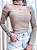 Cropped Feminino em Ribana Manga Longa Costa Única com Gola Laiara Ref. 915 - Imagem 6