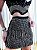 Conjunto Feminino Cropped e Saia com Franjas e Strass Castela ref. 750 - Imagem 2