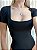 Body em Suplex Decote Quadrado Manga Curta Eva Ref. 1102 - Imagem 2