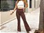 Calça Flare Com Bolso. - Imagem 1