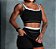 Conjunto Fitness Bicolor Top e Shorts Saia - Imagem 1
