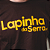 T-Shirt Estonada Unissex • MARROM ESCURO com escrita MOSTARDA “Lapinha da Serra” - Imagem 1