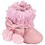Botinha Bebê Rosa com Pelúcia e Laço - Imagem 2