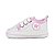 Tênis Bebê Mania Star Casual Conforto Branco e Rosa - Imagem 3