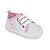 Tênis Bebê Mania Star Casual Conforto Branco e Rosa - Imagem 2