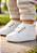 Tênis Bebê Mania Casual Conforto Branco Novidade - Imagem 1
